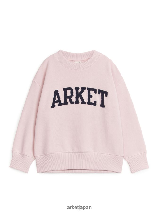 ARKET 代表チームのスウェットシャツ 子供たち 淡いピンク 080DVR1521 衣類
